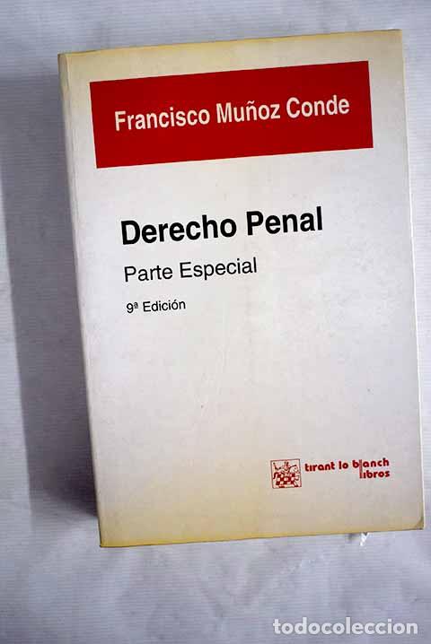 Libros: Derecho penal: Mu&ntilde;oz Conde, Francisco.- Mu&ntilde;oz Conde, Francisco