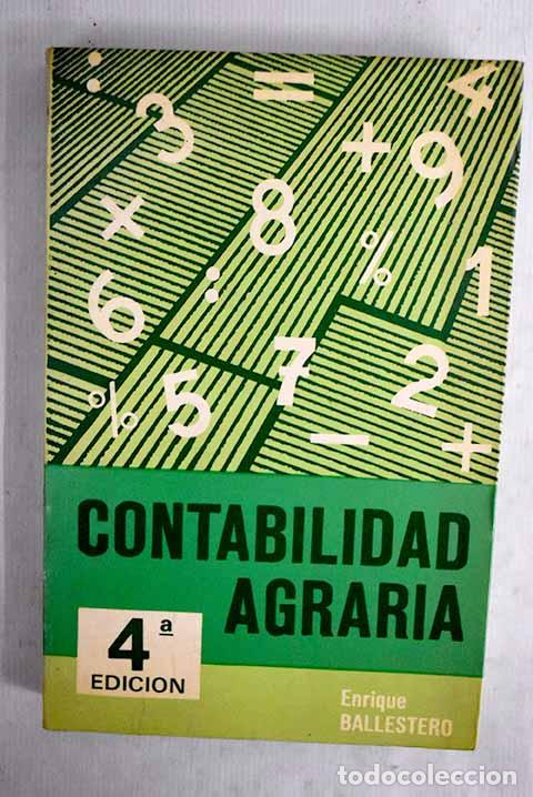 books: Contabilidad agraria.- Ballestero, Enrique