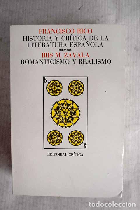 Libros: Historia y cr&iacute;tica de la literatura espa&ntilde;ola, tomo V