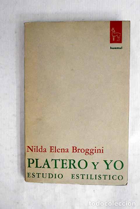 Libros: Platero y yo: Estudio estil&iacute;stico.- Broggini, Nilda Elena