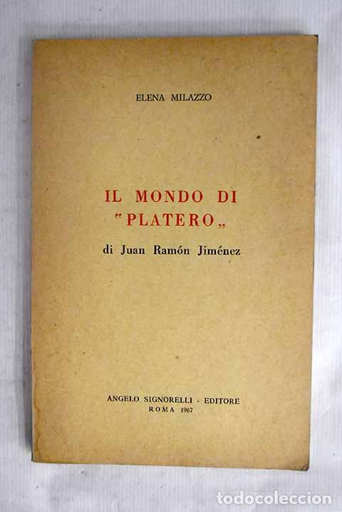 Libros: Il mondo di Platero: Milazzo, Elena.- Milazzo, Elena