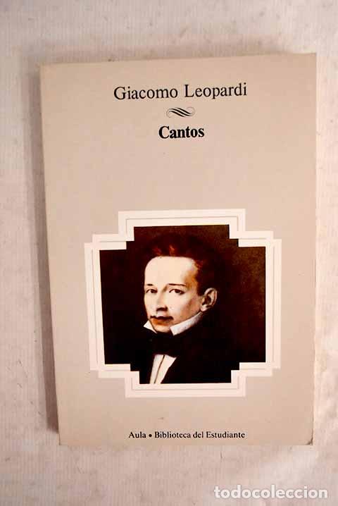 books: Cantos: Leopardi, Giacomo.- Leopardi, Giacomo