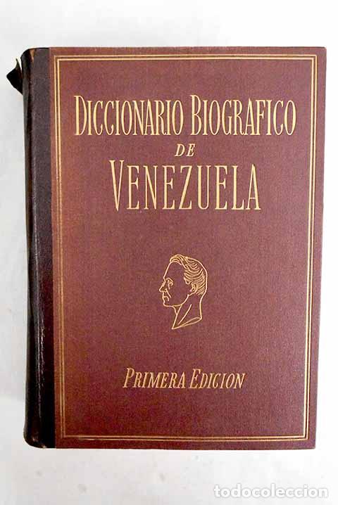 Libros: Diccionario biogr&aacute;fico de Venezuela