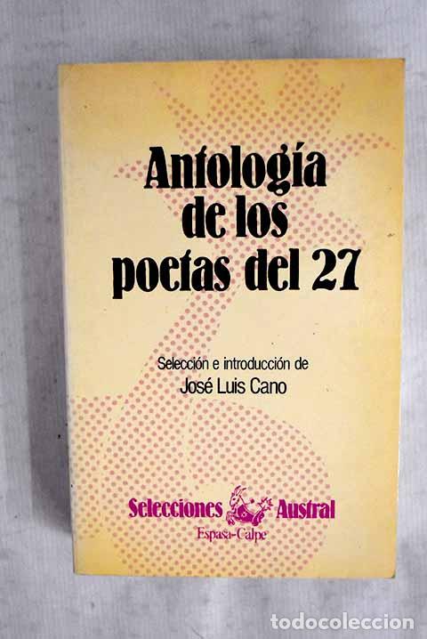 Libros: Antolog&iacute;a de los poetas del 27