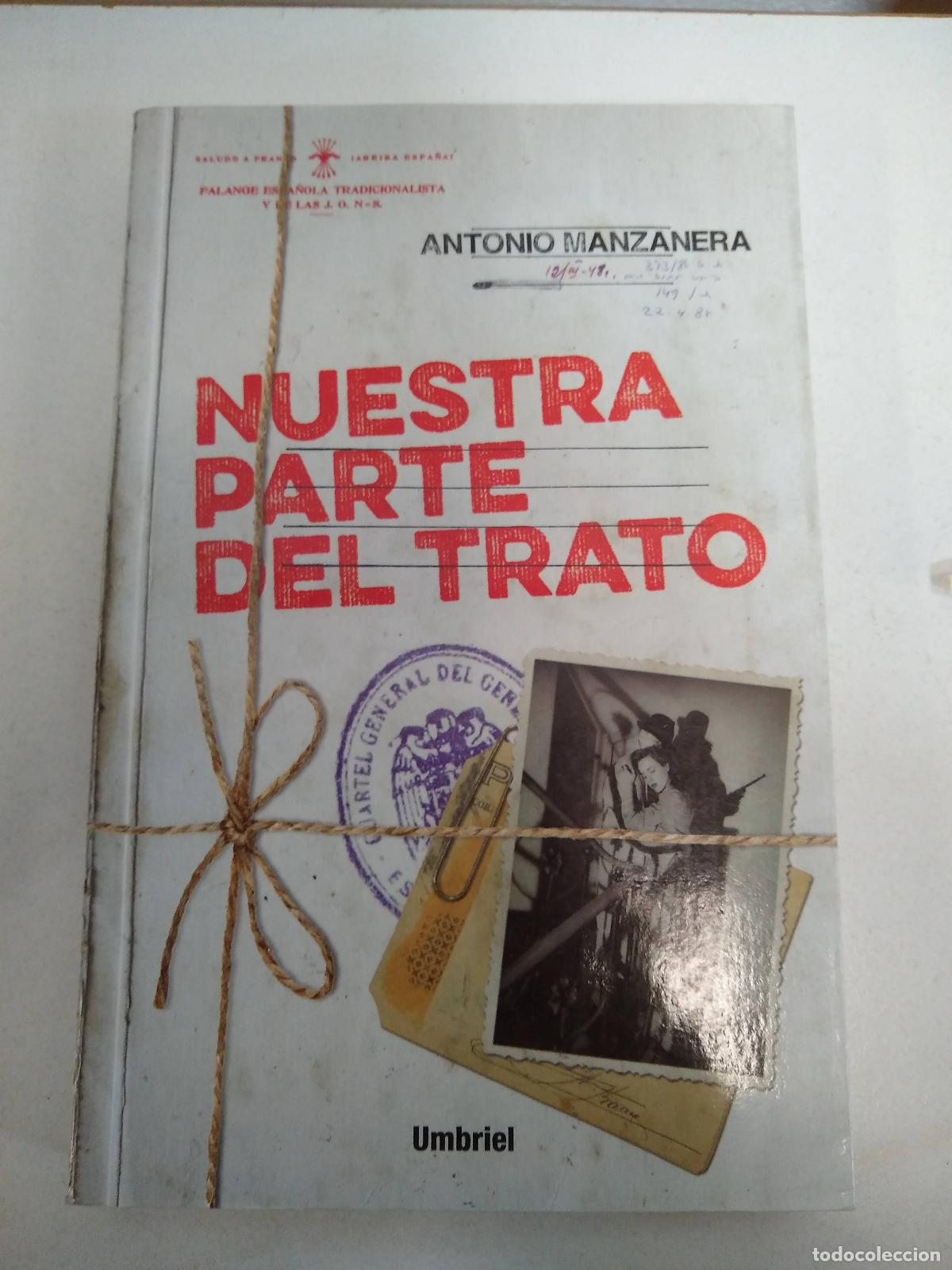 Libros: Nuestra Parte Del Trato - MANZANERA, ANTONIO - Foto 1