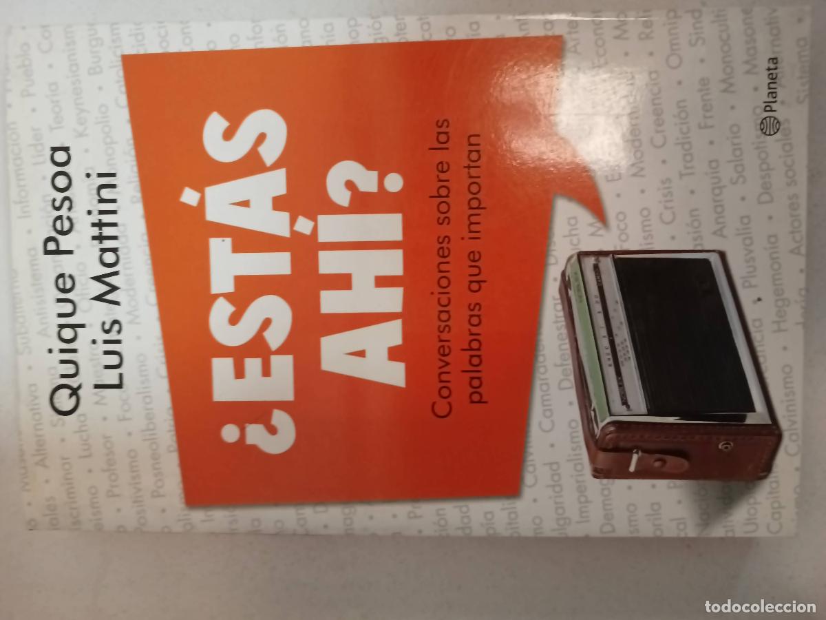 Libros: &iquest;Estas ah&iacute;? - Quique Pesoa, Luis Mattini - Foto 1