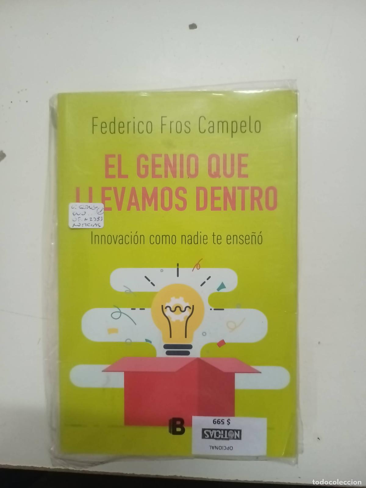 Libros: EL GENIO QUE LLEVAMOS DENTRO - FROS CAMPELO - Foto 1