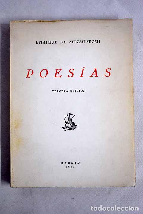 books: Poes&iacute;as: Zunzunegui, Enrique de.- Zunzunegui, Enrique de