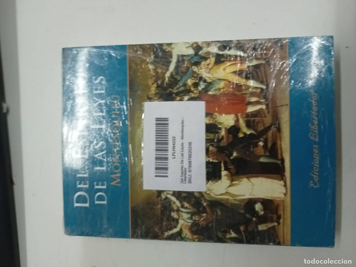 Libros: del espiritu de las leyes - Montesquieu - Foto 1