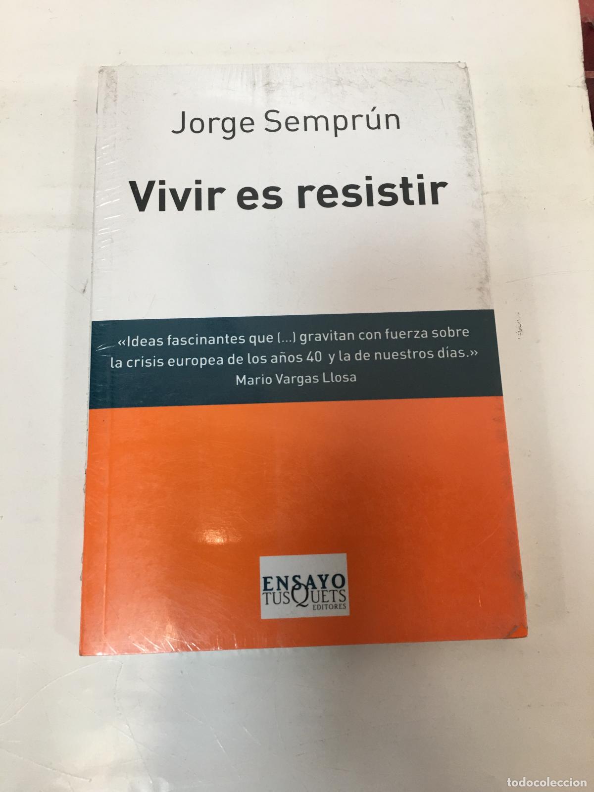 Libros: Vivir Es Resistir - Jorge Semprun - Foto 1