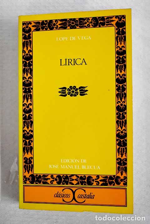 books: L&iacute;rica: Vega, Lope de.- Vega, Lope de