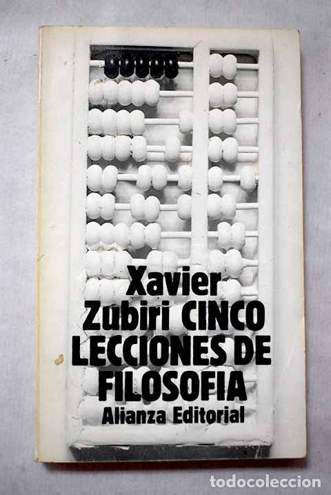 Livres: Cinco lecciones de filosof&iacute;a.- Zubiri, Xavier