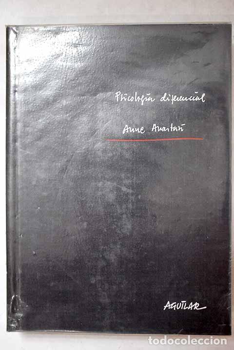 books: Psicolog&iacute;a diferencial.- Anastasi, Anne