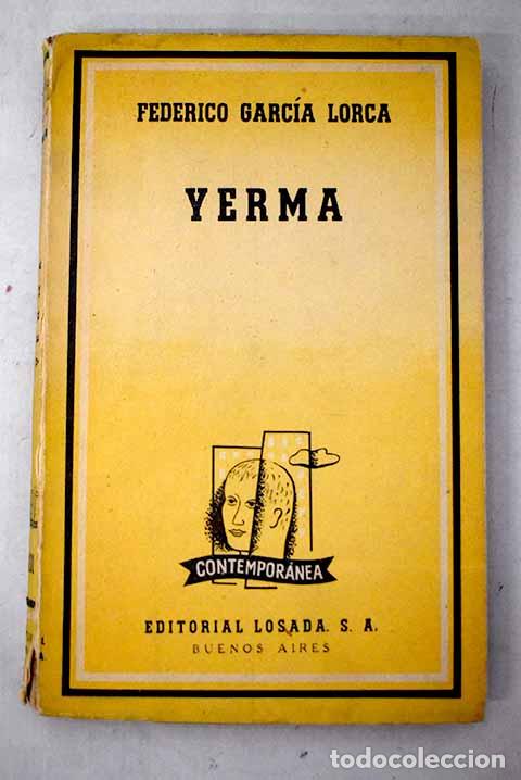 Libros: Yerma: Garc&iacute;a Lorca, Federico.- Garc&iacute;a Lorca, Federico