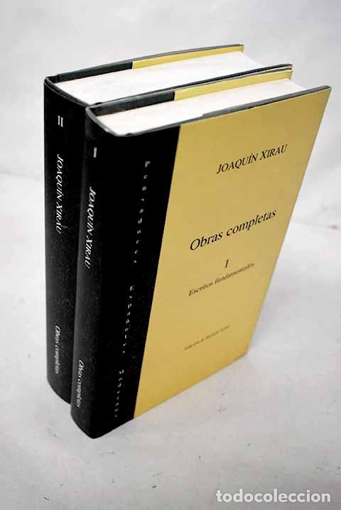 B&uuml;cher: Obras completas: Xirau, Joaqu&iacute;n.- Xirau, Joaqu&iacute;n