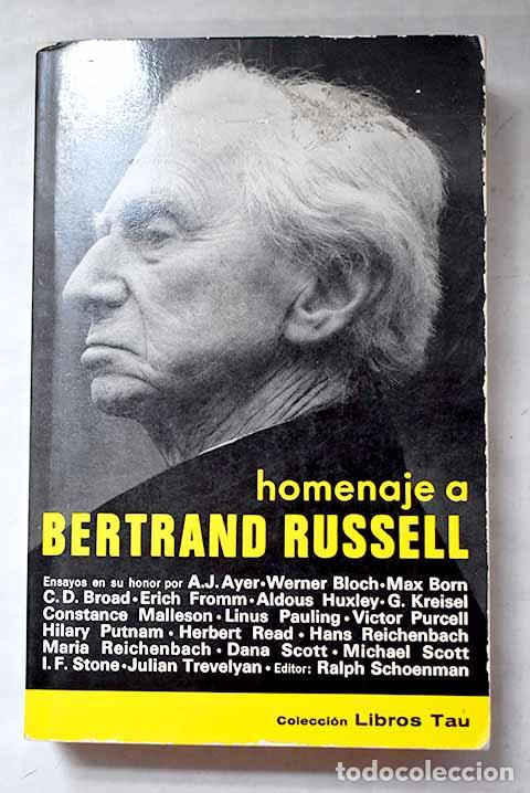 Livros em segunda m&atilde;o: Homenaje a Bertrand Russell