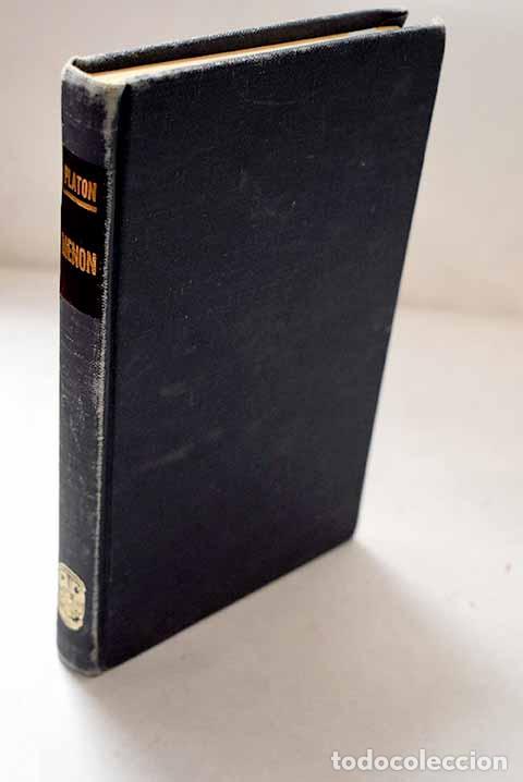 Libros: Men&oacute;n: Plat&oacute;n: Universidad Nacional Autonoma..- Plat&oacute;n