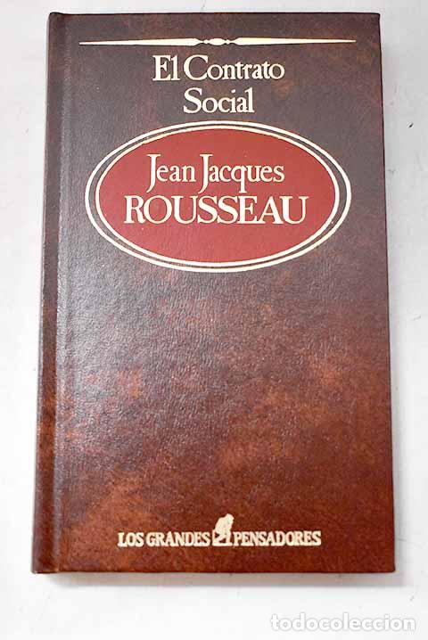 Libros: El contrato social: Rousseau, Jean-Jacques.- Rousseau, Jean-Jacques