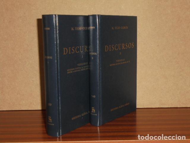 Libros: DISCURSOS I y II - VERRINAS (Dos tomos) - Cicer&oacute;n, Marco Tulio