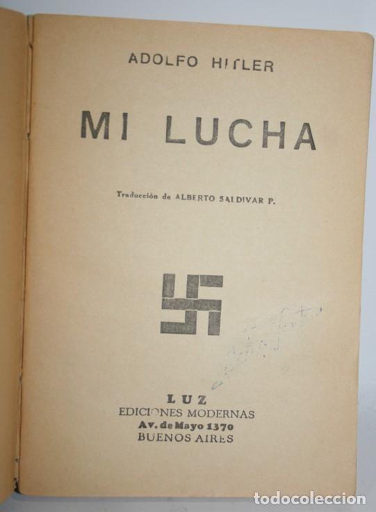 Libros: MI LUCHA - HITLER, Adolfo - Foto 2