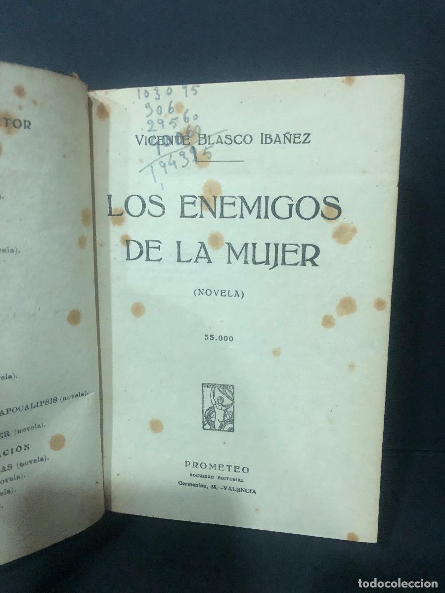 Libros: Blasco Iba&ntilde;ez. Los enemigos de la mujer - Foto 2