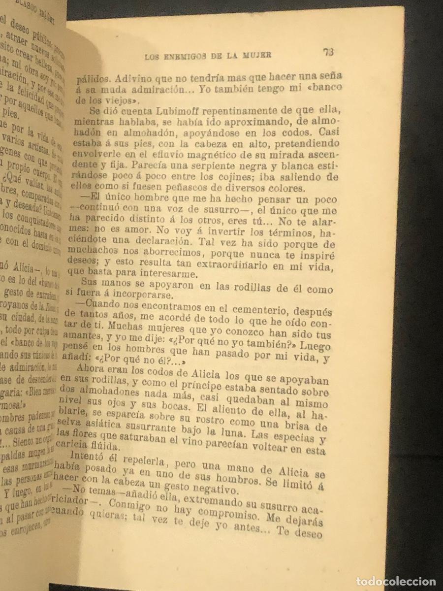 Libros: Blasco Iba&ntilde;ez. Los enemigos de la mujer - Foto 6