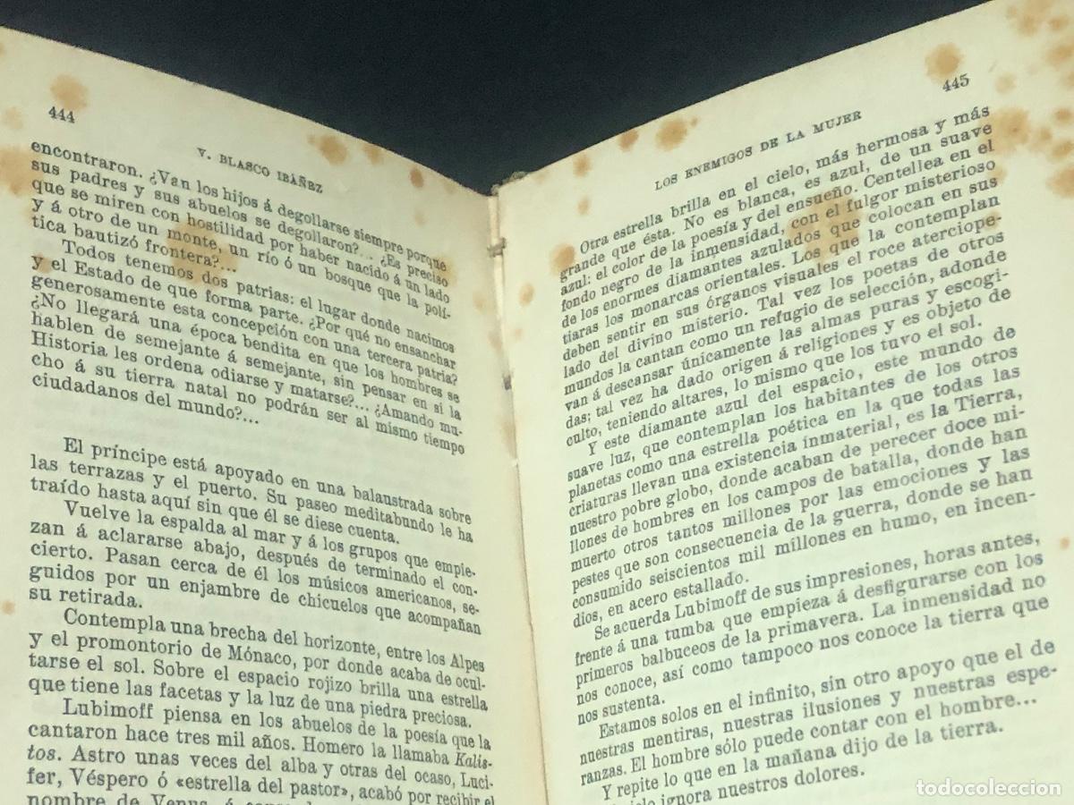 Libros: Blasco Iba&ntilde;ez. Los enemigos de la mujer - Foto 7
