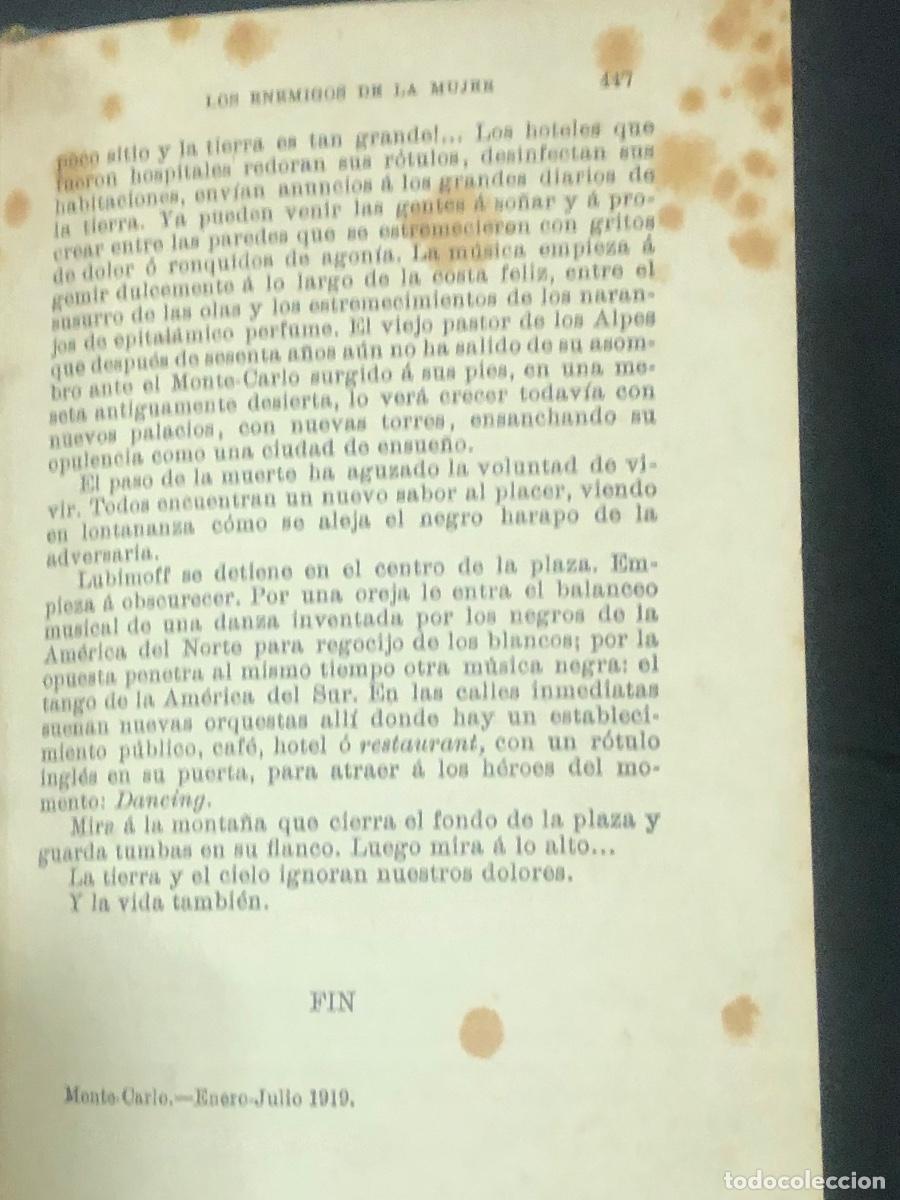 Libros: Blasco Iba&ntilde;ez. Los enemigos de la mujer - Foto 8