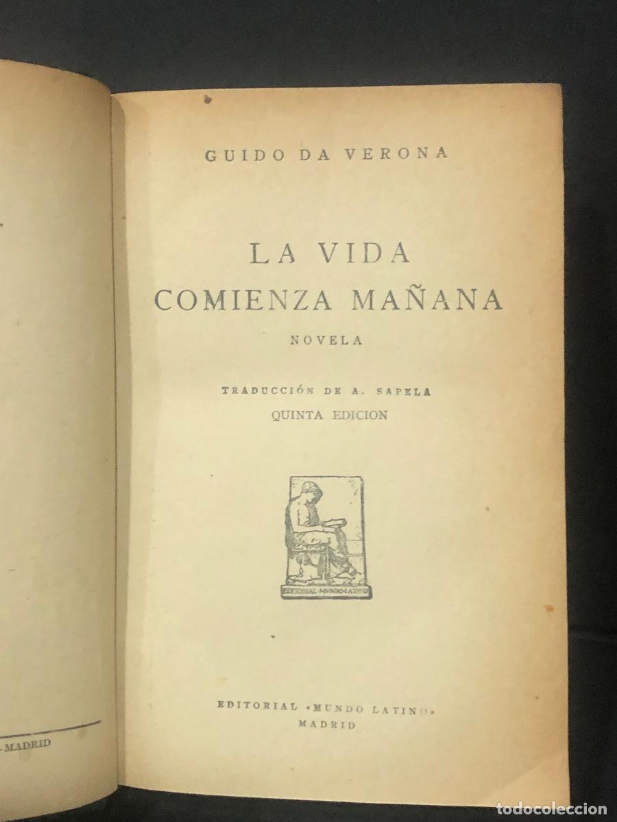 Libros: Guido Da Verona La vida comienza ma&ntilde;ana - Foto 4