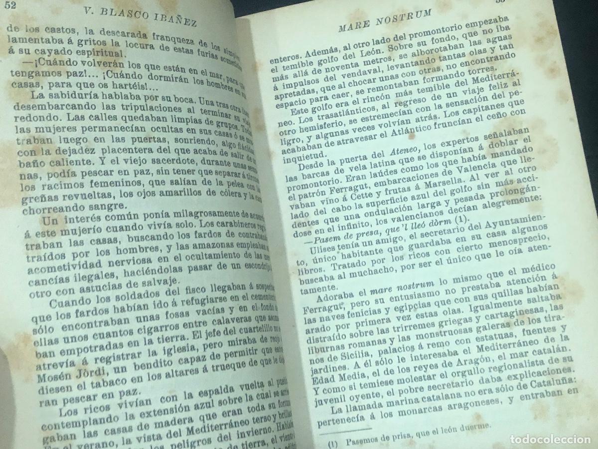 Libros: Vicente Blasco Iba&ntilde;ez. Mare Nostrum - Foto 7