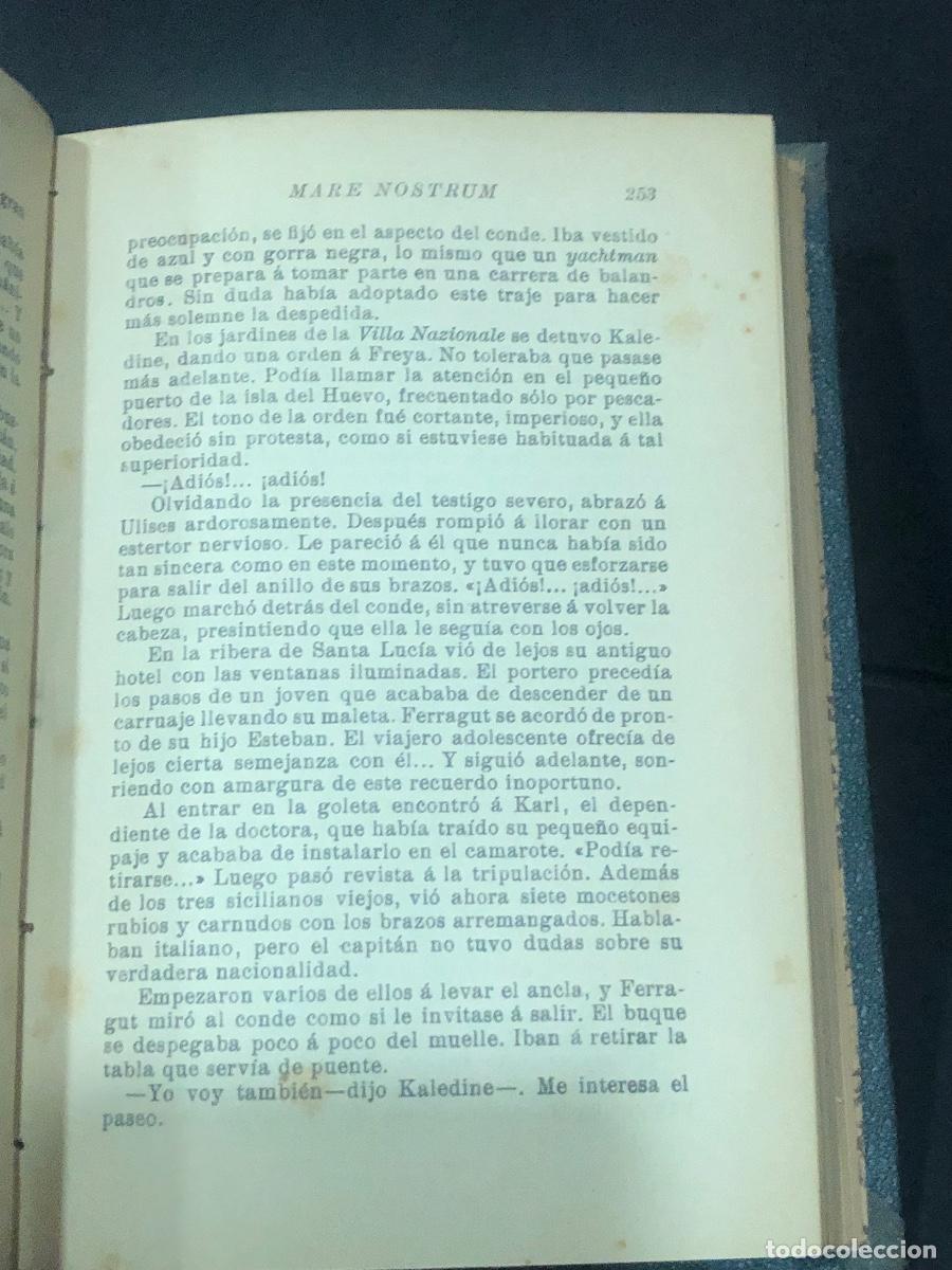 Libros: Vicente Blasco Iba&ntilde;ez. Mare Nostrum - Foto 8