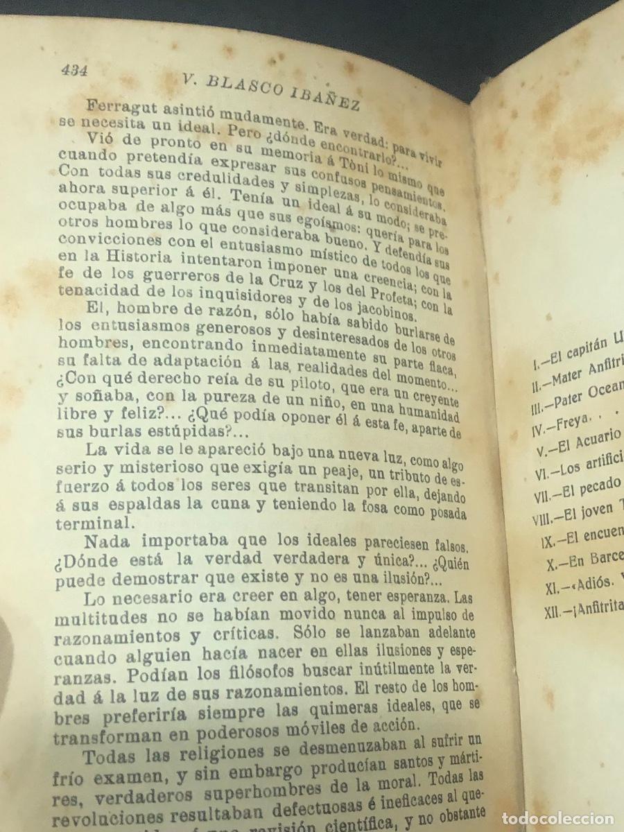 Libros: Vicente Blasco Iba&ntilde;ez. Mare Nostrum - Foto 9