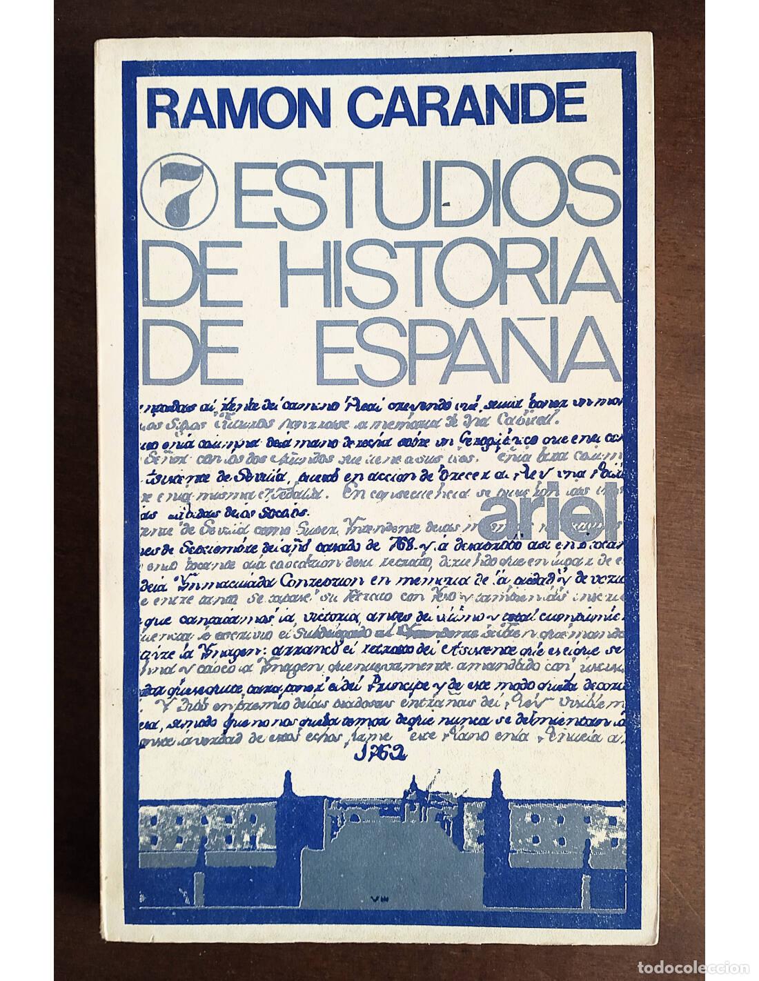 B&uuml;cher: 7 ESTUDIOS DE HISTORIA DE ESPA&Ntilde;A