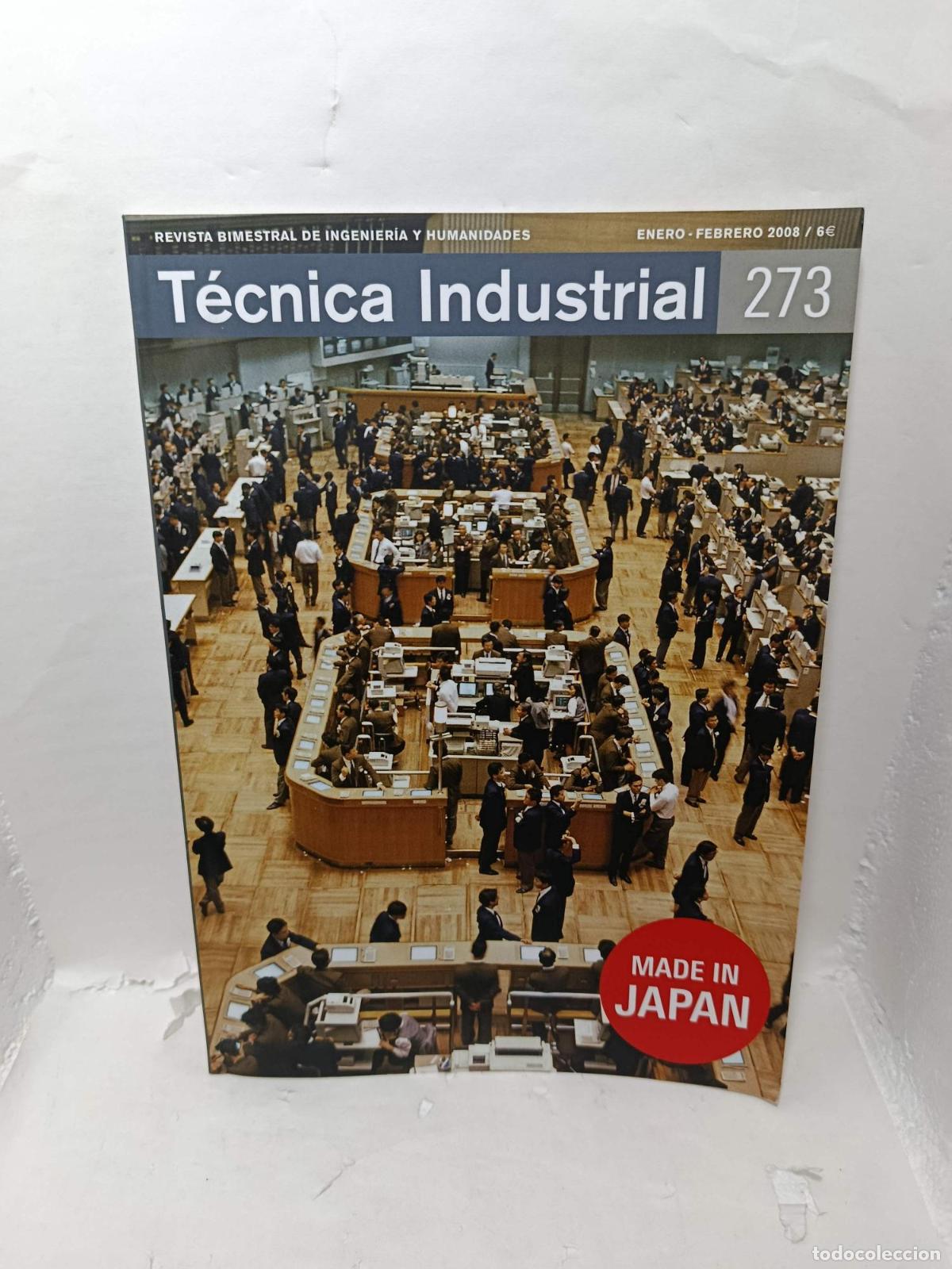 Livres: T&Eacute;CNICAS INDUSTRIAL N&Uacute;MERO 273(Enero-Febrero 2008) -