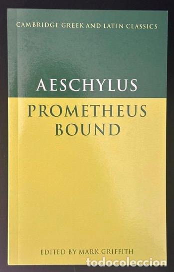 Libros: PROMETHEUS BOUND. Edited by Mark Griffith - AESCHYLUS