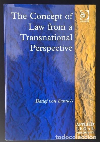 Libros: THE CONCEPT OF LAW FROM A TRANSNATIONAL PERSPECTIVE - DANIELS, Detlef von