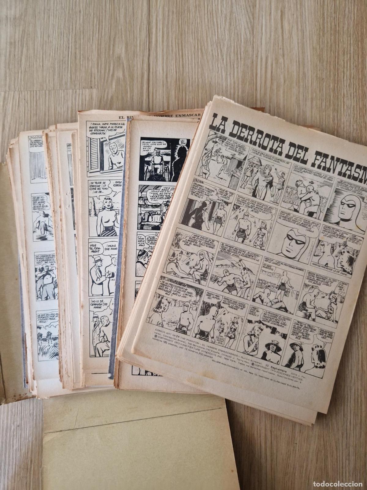Livres: El hombre enmascarado. The Phantom. Colecci&oacute;n de 22 c&oacute;mics. Tiras diarias de 1954 a 1961. (S&oacute;lo falt