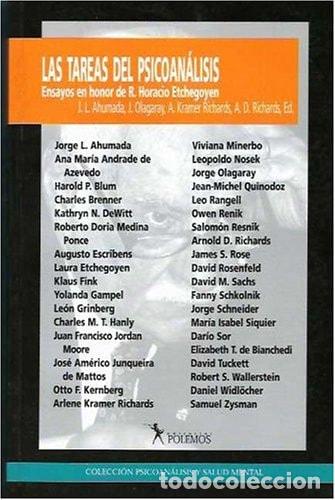 Livres: Las tareas del psicoan&aacute;lisis ensayos en honor de R. Horacio - Jorge L. Ahumada