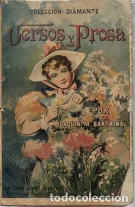 Livros em segunda m&atilde;o: VERSOS Y PROSA. - BARTRINA, Joaqu&iacute;n M.