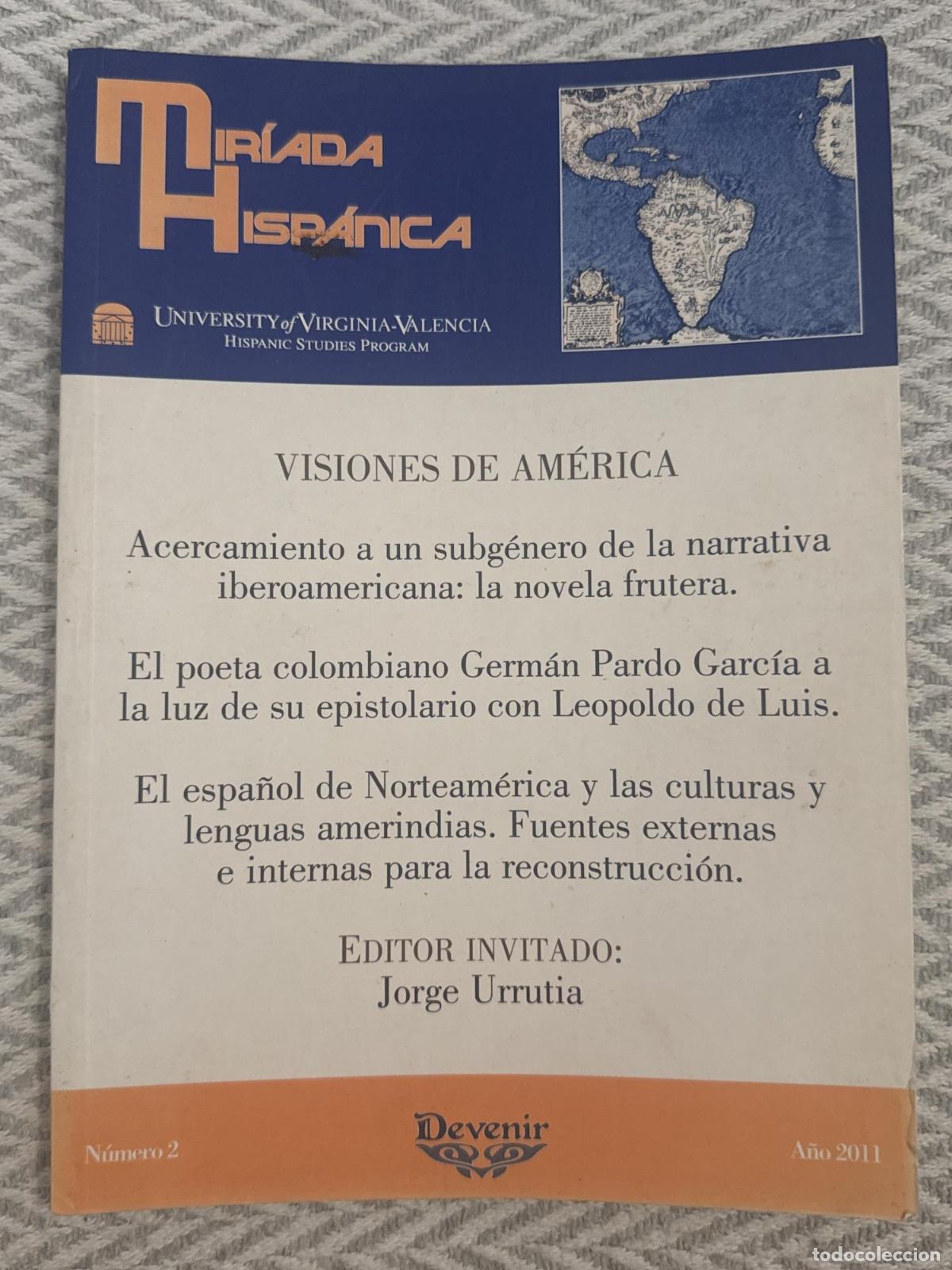 Libros: Mir&iacute;ada Hisp&aacute;nica. N&ordm; 2. 2011. Visiones de Am&eacute;rica - Varios