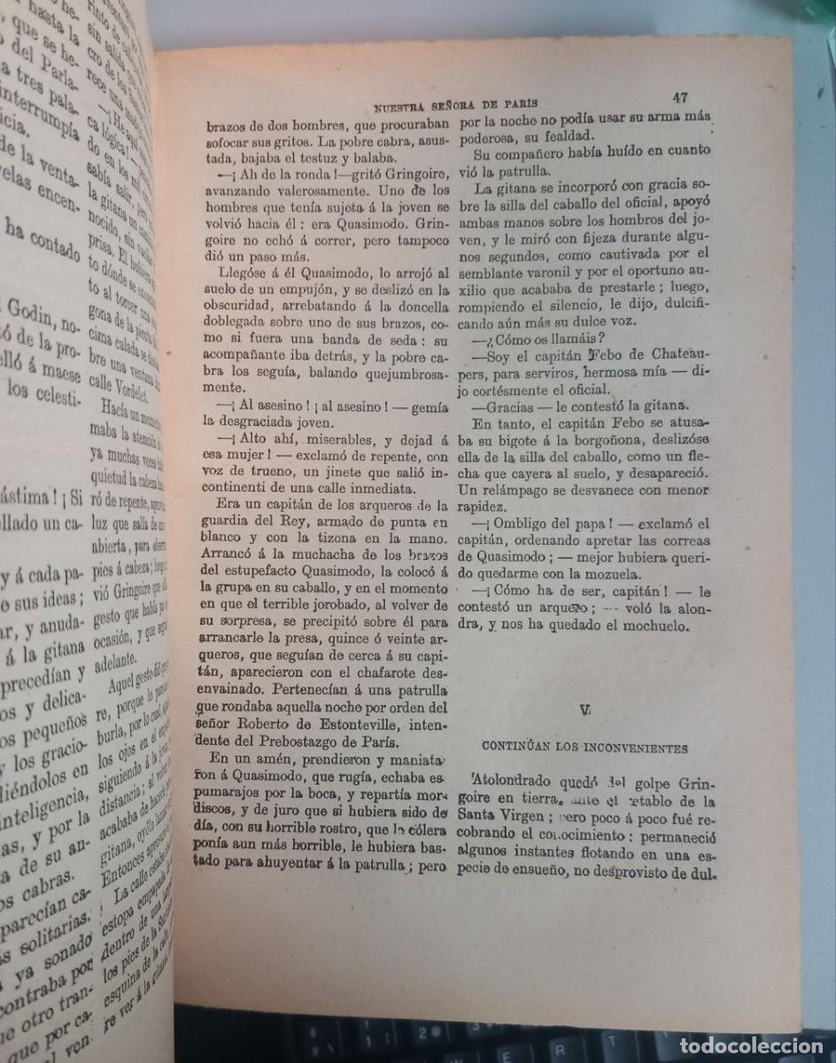 Libros: Nuestra se&ntilde;ora de Par&iacute;s. - HUGO, V&iacute;ctor: - Foto 5
