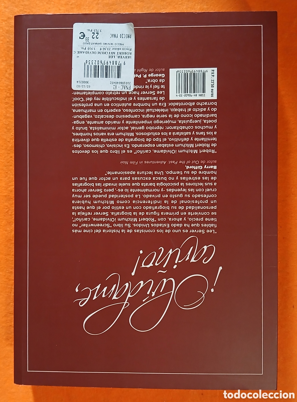 Libros: ROBERT MITCHUM &iexcl;OLV&Iacute;DAME, CARI&Ntilde;O! - Foto 2
