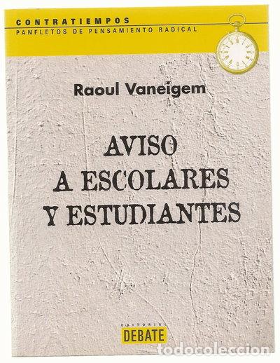 B&uuml;cher: Aviso a escolares y estudiantes- 9788483064528