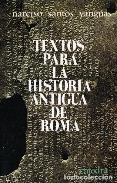 books: Textos para la historia antigua de Roma- 9788437600918
