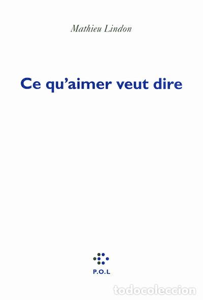 books: Ce qu'aimer veut dire- 9782818012833