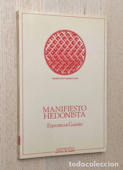 Libros: Manifiesto hedonista- 9788476582213