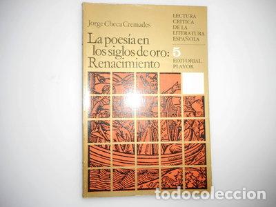 Libri di seconda mano: La poes&iacute;a en los siglos de oro: Renacimiento- 9788435902809
