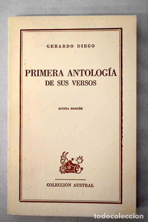 B&uuml;cher: Primera antolog&iacute;a de sus versos.- Diego, Gerardo