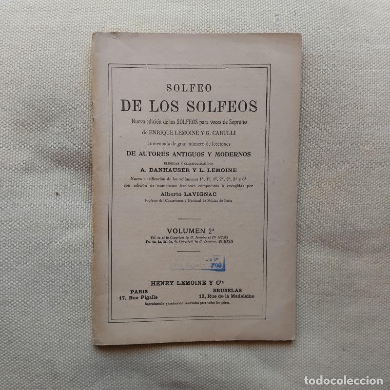 Libros: Solfeo de los solfeos. Nueva edici&oacute;n de los Solfeos para voces de soprano de Enrique Lemoine y G. Ca