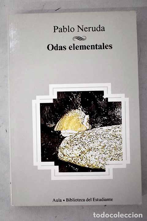 Libros: Odas elementales: Neruda, Pablo.- Neruda, Pablo - Foto 1